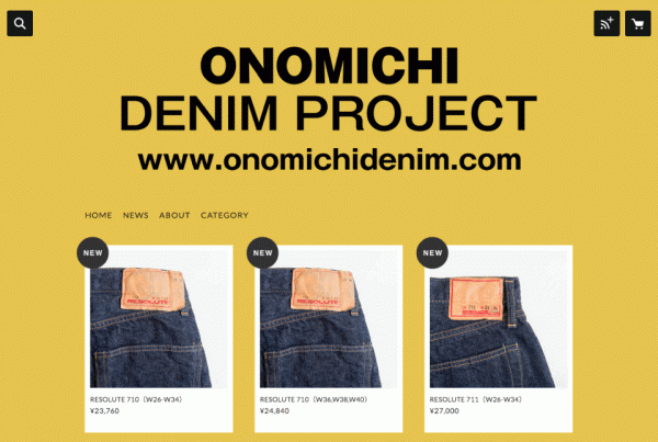 ONOMICHI DENIM ONLINE SHOP